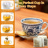 Cookools 2g 60 100% Ginger Turmeric Tea x Teabags | Golden Blend for Wellness | Powerful Antioxidant & Natural