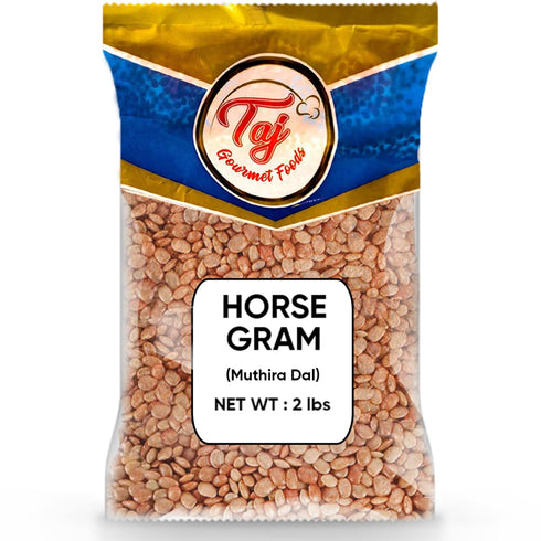 TAJ Gourmet Foods TAJ Horse Gram, Muthira Seeds (Kulith, Kulthi Beans), 2lbs (908g)