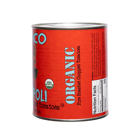 28 Bianco Dinapoli, Organic Fire Roasted Chopped Tomatoes, Ounce
