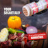 2 Pack 13 oz GRUB RUB BBQ Seasonings and Rubs, Bold Flavor for any cut Steak Seasoning, BBQ Blend Tenderizes Naturally