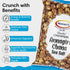 (96 (6 Packs) Crunchy Snack Bundle Disc-O Thins Cheese Pizza Wheat Crackers Pcs) + Maniarr's Sea Salt Roasted Chickpeas