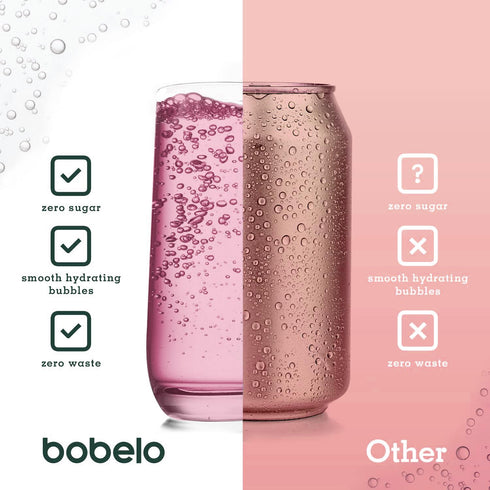 Packets (15ct) Bobelo Self-Carbonating Hydration - Watermelon Citrus Flavor | Low Calorie Electrolyte Drink Mix | Keto