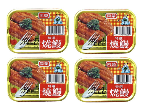 DragonMall Tong Yeng Roasted Eel 3.5 Oz/100g (Pack of 4)