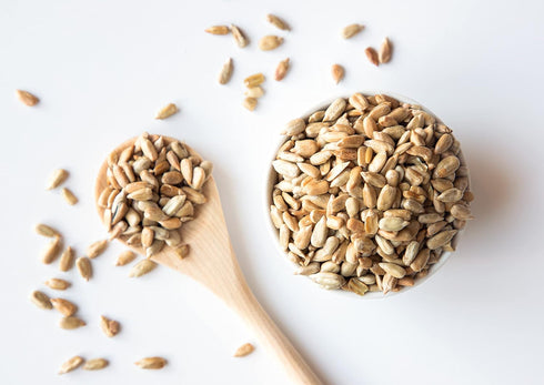 4 Food to Live Organic Dry Roasted Sunflower Seed Kernels, Pounds Non-GMO, Unsalted, Oven Roasted, No Oil Added