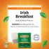 20 Count (Pack 1), 20 Twinings Decaffeinated Irish Breakfast Black Tea Individually Wrapped Bags, of Flavourful
