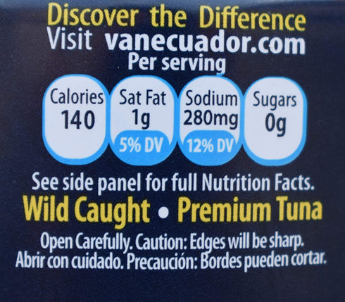 5.3oz (Pack 12) Van Ecuador Premium Tuna Oil