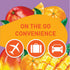 Packets, 100% 18 Pack 3 Tampico Singles To Go Drink Mix Mango Punch, DV of Vitamin C per Serving, Low Calorie, Zero