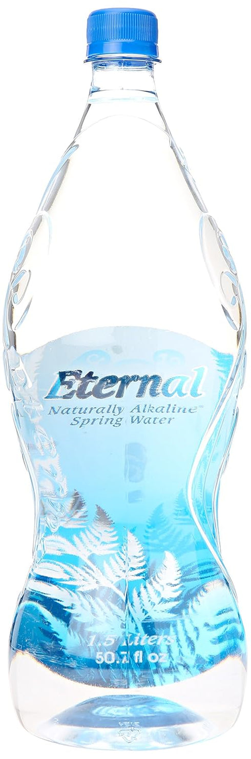 Eternal Naturally Alkaline Spring Water , 50.7 Fl Oz (Pack of 12)