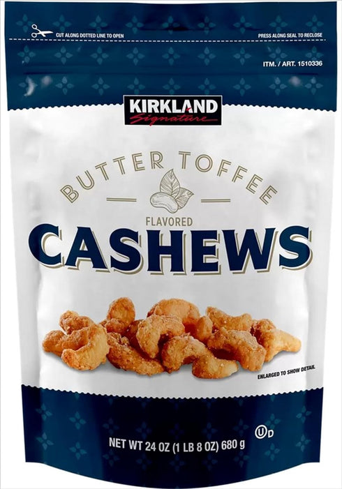 KIRKLAND Butter toffee flavored cashews