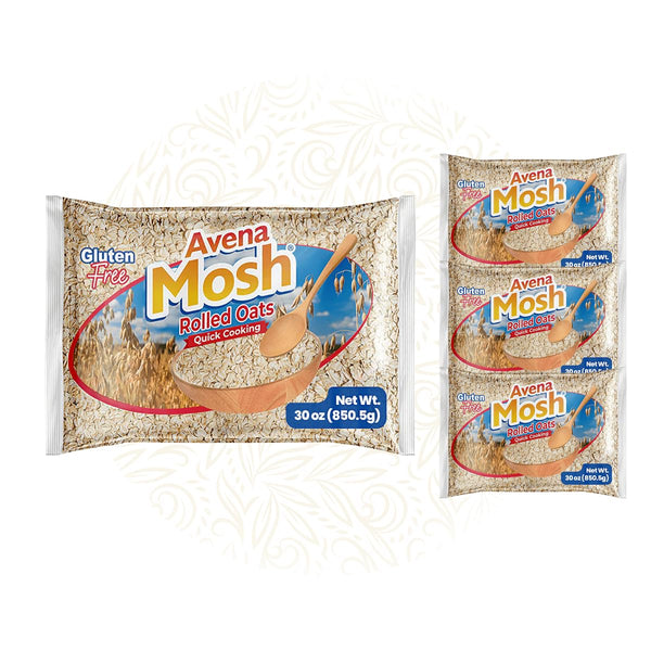 Avena Mosh Rolled Oats, Gluten Free, Quick Cooking, Non GMO, Perfect for