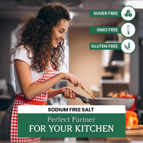 100% (1 (Pack 2) Pacific Pelican Salt Substitute | Sodium Free Salt | Fine Grain, Pure Rock Salt, Natural & Organic