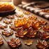 (1.5 LB) Real Maple Syrup Leaf Drop Candy -Traditional Leaf-Shaped Candies - Hard Syrup Sugar From Vermont- Resealable