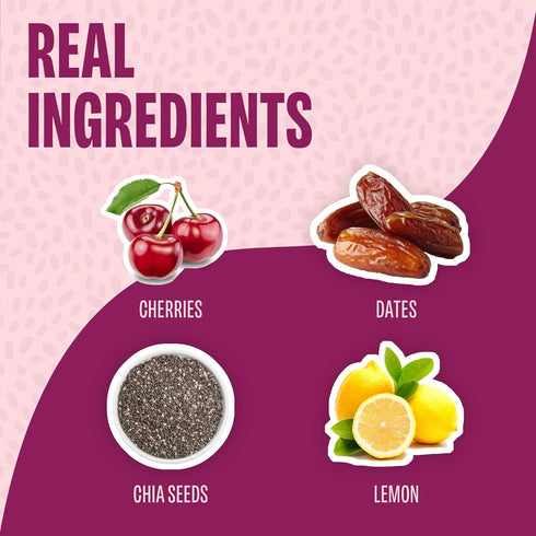 (6 Smash Foods Cherry Pomegranate Jam | Low-Calorie, No Sugar Added Keto Jam with Upcycled Fruit & Chia Seeds | Vegan