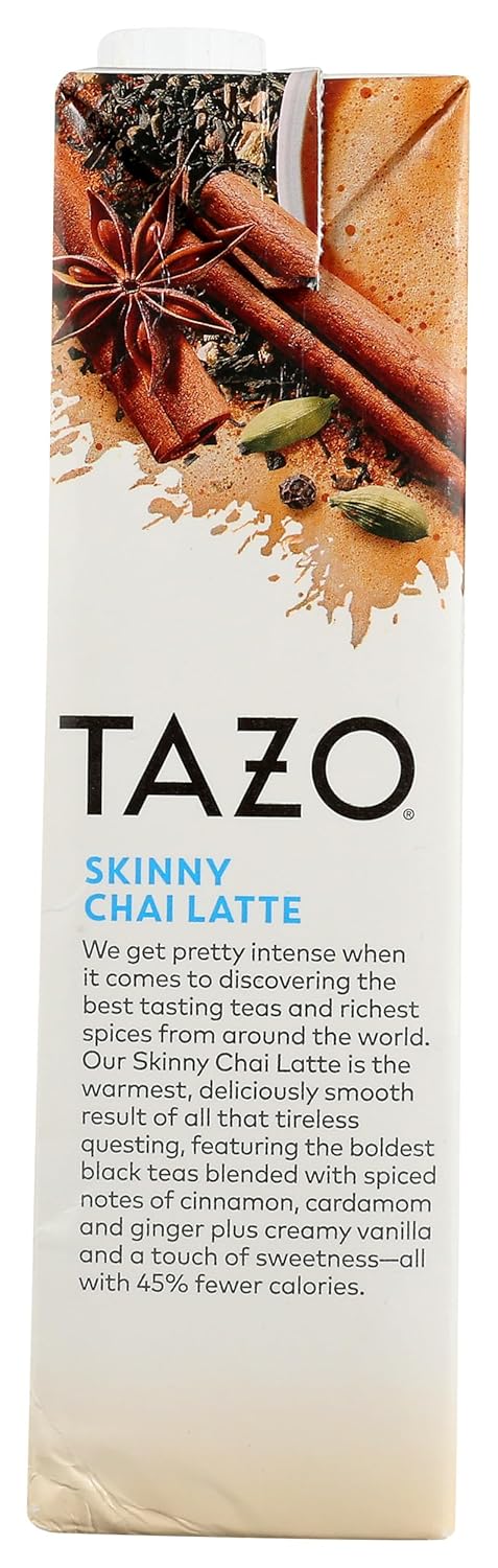 32 TAZO Skinny Chai Tea Latte Concentrate, FZ