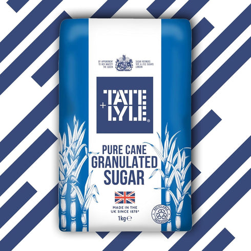 Tate & Lyle (1Kg) Pack 2 Fairtrade Granulated Pure Cane Sugar