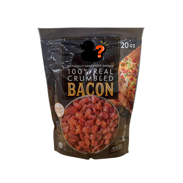 K-Tech USA Real Crumbled Bacon Pieces, Fully Cooked Bacon Bits, Shelf Stable, 20 oz