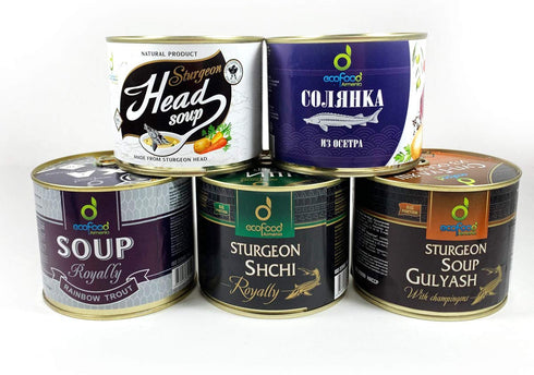 (Pack 2) 1.1 lb 530 Sturgeon Soup, Kharcho with Rice and Walnuts by EcoFood of | g
