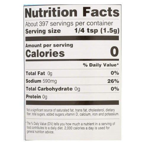 Hain Celestial 8 21 oz Hain Sea Salt - Case