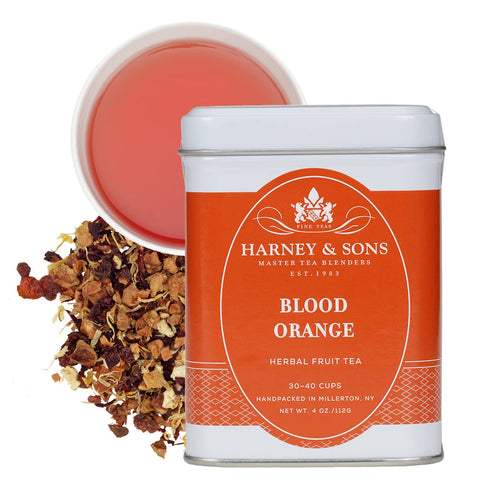 Harney & Sons Blood Orange Fruit Tea| 4 oz Loose Leaf Herbal