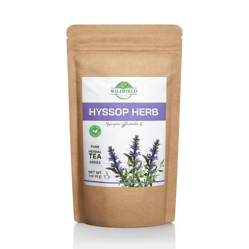 3 oz Hyssop Dried Herb for Tea, Herbal (Hyssópus officinális) - 85 g Hyssop Herb
