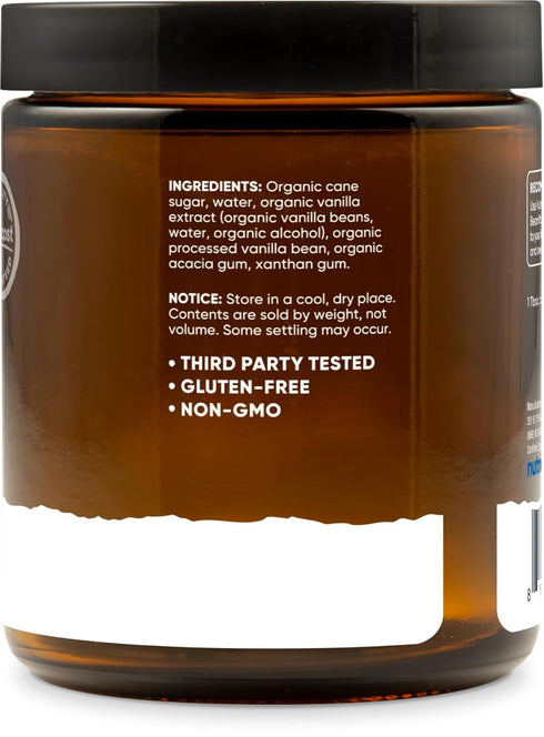 (8 oz) Nutricost Organic Madagascar Vanilla Bean Paste - Vanilla Bean Paste for Baking and Cooking, USDA and CCOF