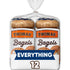 THOMAS' Everything Bagels, 12 Count, 10g Protein per Bagel, 40 oz.