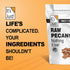 (15 (Pack 1)) It's Just - Raw Pecans Halves, Unsalted, Jumbo XL, Ready to Eat or Roast, Fancy Premium Nuts, Product