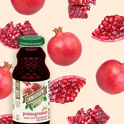 8 oz (12 Pack) R.W. Knudsen Organic Pomegranate Juice, fl