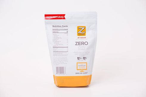 24 Oz. Z SWEET All Natural Zero Calorie Sweetener Granulated Non-GMO, Gluten-Free, No Glycemic Impact Erythritol Sugar