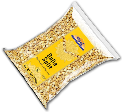 Rani Daliya Split (Roasted Split Chickpeas Dalia), 7oz (200g), All Natural, Vegan, Indian Origin