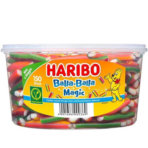 Haribo Balla-Balla Magic | Sweet Mango and Passion Fruit flavored Candy Sticks