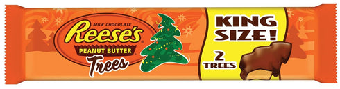 Packaging, 2.4 Package (Pack 24) REESE'S Peanut Butter Holiday Trees, Milk Chocolate Covered Peanut Butter Tree Shaped