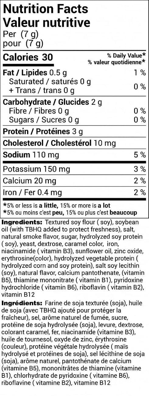 Generic 2.2 LBS (1 Simulated Bacon Bits, KG)