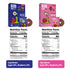 50 Pack, 500g Bob Snail Fruit Roll Ups Natural Fruit Snacks (Blueberry & Raspberry), Vegan, No Added Sugar, Healthy