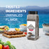 12.9 oz. 100% Dependable Foods Dustless Black Pepper Spice - Bulk Jar - Natural, Non-GMO, Salt-Free Seasoning | Kosher