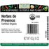 16 Frontier Herbes De Provence Certified Organic, Ounce Bag