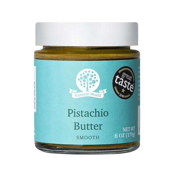 Nutural World - Smooth Pistachio butter 6 Oz (170g) - 100% pure
