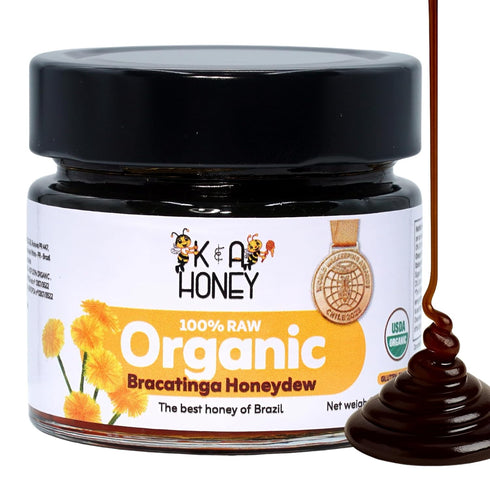K&A HONEY Organic Bracatinga Honey | USDA Certified Organic | Award-Winning 100%