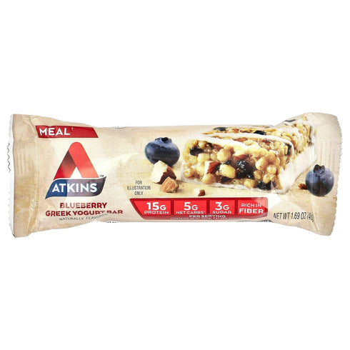 5 1.7 Atkins Advantage Bar, Blueberry Greek Yogurt, Bars Ounce