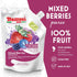 100% 2.2 lbs (35.2 oz) Mazzoni - Mixed Berry Juice Puree, Pure Forest Berries (Strawberry, Blueberry, Raspberry), Just