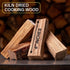 Kiln Dried Mini Pizza Oven Cooking Logs, ~6 x 0.5-1.5 Inch Wood Logs for Grills and Smokers