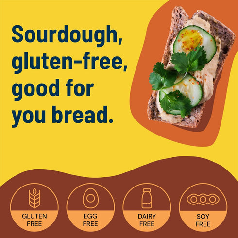 PACHA 22 OZ Organic Multiseed Buckwheat Sourdough