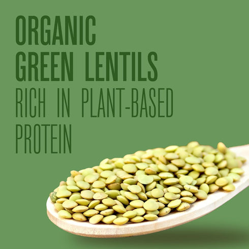 16 oz Arrowhead Mills Organic Green Lentils, Bag