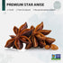 2 lb, Soeos Star Anise Seeds Whole Chinese Star Anise Seeds, Star Anise Seeds, Dried Anise Star Spice, Non-GMO