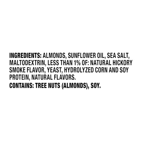 16 Oz (Pack 1) Blue Diamond Almonds Gluten Free Smokehouse Flavored Snack Nuts, Resealable Bag