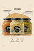 Pack Pack 3 Perfect Choice Variety with Delicious Artichoke Bruschetta, Green Asparagus Bruschetta & Caramelized Onion