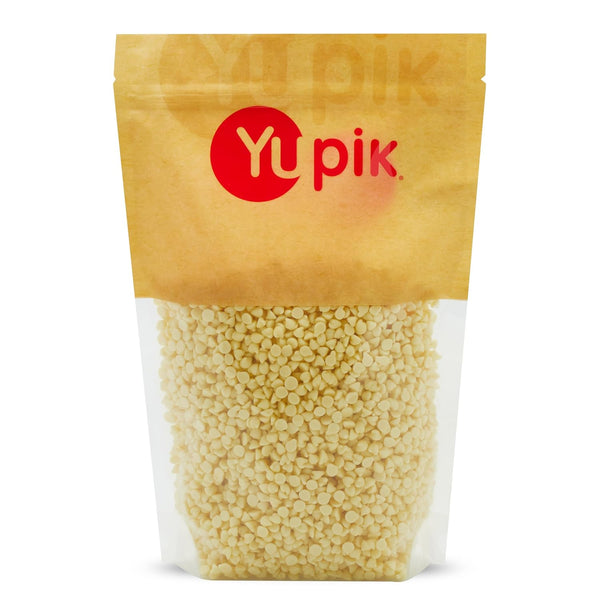 Yupik White Chocolate Chips, 2.2 lb (35.2 oz), Gluten-Free, Kosher, Small Size,