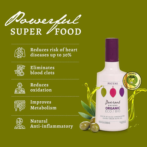 Finca Duernas Envero 500 ML) Finca Duernas Extra Virgin Olive Oil. Healthy Food Must-Have, Pantry Food Staple, Ideal