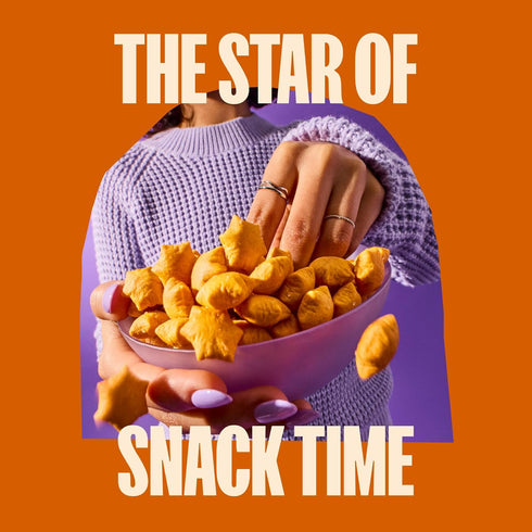 (6 4.26 Oz MadeGood Cheddar Star Puffed Crackers Bags - Each) Gluten Free and Organic, Healthy Snacks