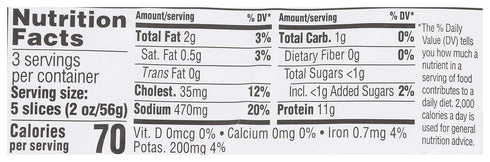 365 by Whole Foods Market 6 , Ham Black Forest Ultra Thin Sliced, Ounce